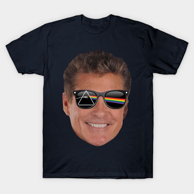 Dark Side Of Hasselhoff Baywatch T-Shirt by Rebus28